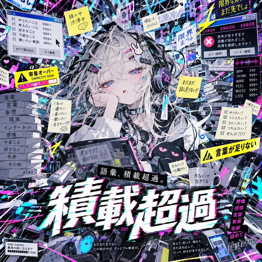 積載超過のジャケットアート