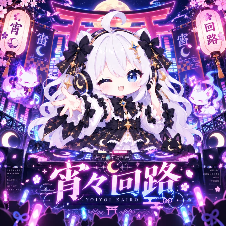 宵々回路のジャケットアート